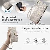cheap 2026 Samsung Galaxy S26 Series-Phone Case For Samsung Galaxy S26 S26 Plus S26 Ultra Wallet Case Flip Cover with Stand Holder Zipper with Wrist Strap Tree Retro TPU PU Leather