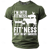  Hombre Argot divertido Camiseta Manga Corta Camiseta Impresión 3D Cuello Barco Camisa Moda Diario Diario Calle Brezo de pomelo Rojo Verano Primavera Ropa S M L XL XXL XXXL