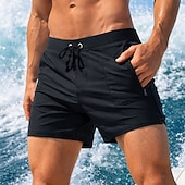 economico Costumi da bagno &amp; Pantaloni da surf-Per uomo Standard Costume da bagno Costume da Bagno Coulisse Boyleg Spandex Asciugatura Rapida Elastico Traspirante Senza Maniche Pantaloni Surf Sport Acquatici Nuoto Estate