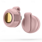 billiga Midjfläktar-bärbar mini-fläkt med klämma på, bärbar personlig fläkt för midja eller skjortkrage, USB-uppladdningsbar handsfree-halsfläkt, tyst liten kylfläkt för utomhusresor, camping, kontor och sport