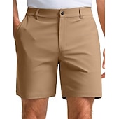 preiswerte Arbeitsshorts-Herren Shorts Schicke Shorts Geschäft Freizeitshorts Tasche Rein Einfach Atmungsaktiv Knielang Lässig Outdoor Arbeit Urlaub Mode Hellgrau Unelastisch