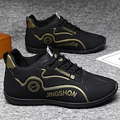 billiga Vardagssneakers-Herrsneakers i vitt och röd konstläder – lätta, stödjande och trendiga för utomhussporter och aktiviteter