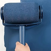 cheap Plant Care Accessories-Paint Roller Brush With Extension Rod - Handheld Paint Roller - Cleaning Paint Roller - Roller Tool For Painting Room Walls Ceilings Floors
