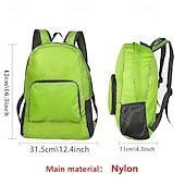 baratos Recreação ao Ar Livre-Mochila dobrável de viagem, leve e com grande capacidade, feita de lona, ideal para mulheres. &amp;Homens, ideal para caminhadas, acampamentos e montanhismo. &amp;esportes ao ar livre