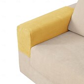 abordables Housse de fauteuil et d'accoudoir de canapé-Housses d'accoudoirs pour chaises et canapés, housses d'accoudoirs de canapé en jacquard spandex, protection antidérapante pour meubles, housses lavables pour fauteuils inclinables