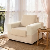 abordables Housse de fauteuil et d'accoudoir de canapé-Housses d'accoudoirs pour chaises et canapés, housses d'accoudoirs de canapé en jacquard spandex, protection antidérapante pour meubles, housses lavables pour fauteuils inclinables