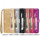 cheap 2026 Samsung Galaxy S26 Series-Phone Case For Samsung Galaxy S26 S26 Plus S26 Ultra Wallet Case Zipper Full Body Protective Kickstand Color Gradient sky PU Leather