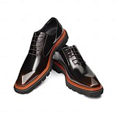 abordables Chaussures de Costume Classiques-Chaussures derby classiques pour hommes, 100 % cuir de première qualité, finition polie, confortables et élégantes, idéales pour les affaires, les mariages et les occasions formelles.
