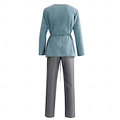 economico Outfit-Set Retrò Vintage Medievale Rinascimento Lunghezza al pavimento Pantaloni Mantello Camicia Lunghe Cavaliere Ranger Costume Per uomo Fantasia Halloween Carnevale Mascherata Fiera Rinascimentale Festa