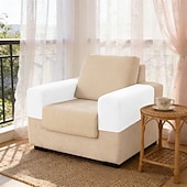 abordables Housse de fauteuil et d'accoudoir de canapé-Housses d'accoudoirs pour chaises et canapés, housses d'accoudoirs de canapé en jacquard spandex, protection antidérapante pour meubles, housses lavables pour fauteuils inclinables