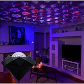 economico luci del proiettore della galassia stella-nuovo bestseller trendy lampada laser a cielo stellato per camera da letto, dormitorio, testiera del letto, proiettore romantico e sognante con effetto increspature d'acqua e proiezione di diamanti, luce USB decorativa per atmosfera, luce notturna a LED
