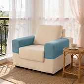 abordables Housse de fauteuil et d'accoudoir de canapé-Housses d'accoudoirs pour chaises et canapés, housses d'accoudoirs de canapé en jacquard spandex, protection antidérapante pour meubles, housses lavables pour fauteuils inclinables