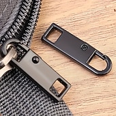 Χαμηλού Κόστους τέχνες, χειροτεχνία και ραπτική-Κιτ αντικατάστασης μεταλλικού φερμουάρ 6 τεμαχίων, αποσπώμενο σετ επισκευής αναβάθμισης για αποσκευές, σακίδια πλάτης, μπουφάν, πορτοφόλια, τσάντες