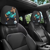 olcso 250. évforduló-2 db rajzfilmfigura, focimeccs mintás fejtámla huzat autóba, belső dekoráció, rugalmas kialakítás, univerzális illeszkedés, alkalmas napi ingázásra és családi kirándulásokra, tökéletes szórakoztató