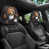 olcso 250. évforduló-2 db rajzfilmfigura, focimeccs mintás fejtámla huzat autóba, belső dekoráció, rugalmas kialakítás, univerzális illeszkedés, alkalmas napi ingázásra és családi kirándulásokra, tökéletes szórakoztató