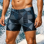 Недорогие Плавки и шорты для серфинга-Муж. Стандартный Шорты для гидрокостюма Плавки Пэчворк Бойлег Быстровысыхающий Эластичный Дышащий Без рукавов Купальники Нижняя часть Серфинг Водные виды спорта Плавание Лето