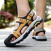 cheap Outdoor Sandals-Men's Outdoor Hiking Sandals – Adjustable Strap Sport Sandals with Breathable Mesh and Durable Sole, Perfect for Summer Travel, Beach Adventures and Outdoor Activities