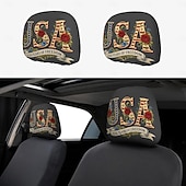 abordables 250º Aniversario-Funda para reposacabezas de coche conmemorativa del 250 aniversario, 2 unidades, conmemorativa de la Independencia de Estados Unidos (1776-2026), soporte espinal resistente para conducción de larga distancia, ajuste universal para coches, camiones y SUV.
