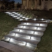 olcso Kültéri falilámpák-2 db kültéri napelemes fali lámpa, IP65 vízálló, 4 LED gyöngy, dekoratív LED lámpák kertbe, udvarra, kerítésre, lépcsőre, lépcsőfokokra, teraszra, gyepre, ösvényvilágításra