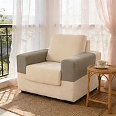 abordables Housse de fauteuil et d'accoudoir de canapé-Housses d'accoudoirs pour chaises et canapés, housses d'accoudoirs de canapé en jacquard spandex, protection antidérapante pour meubles, housses lavables pour fauteuils inclinables