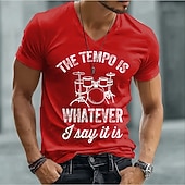  T-shirt humoristique pour homme, style batterie, avec un batteur qui impose son tempo. Coupe classique, idéal pour les répétitions et les concerts. Tailles : S, M, L, XL, XXL, XXXL.