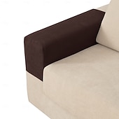 abordables Housse de fauteuil et d'accoudoir de canapé-Housses d'accoudoirs pour chaises et canapés, housses d'accoudoirs de canapé en jacquard spandex, protection antidérapante pour meubles, housses lavables pour fauteuils inclinables