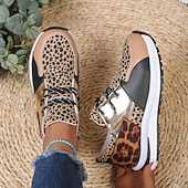 Χαμηλού Κόστους Γυναικεία Sneakers-γυναικεία χοντρά πολύχρωμα αθλητικά παπούτσια – μοντέρνα αθλητικά παπούτσια με κορδόνια με ολογραφικό &amp; νέον σχέδιο, άνετα παπούτσια για τρέξιμο για casual ντύσιμο και αθλητικά