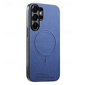 levne 2026 Samsung Galaxy S26 Série-telefon Carcasă Pro Samsung Galaxy S26 S25 Hrana S24 FE S23 Ultra Plus A56 A36 A26 A16 A55 5G A35 5G Magnetické adsorpční pouzdro Podpora bezdrátového nabíjení Nárazuvzdorné TPU PU kůže