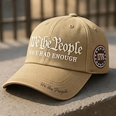  me kansa hattu isänmaallinen brodeerattu lippalakki 1776 vapausvapaussuunnittelu, säädettävä vintage-tricolor-isänhattu miehille ja naisille