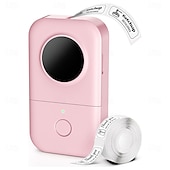 preiswerte Scanner &amp; Drucker-Bluetooth-Mini-Etikettendrucker, tragbarer Thermodrucker, kompakte wiederaufladbare Etiketten für Kinder, Schulen, Klassenzimmer und Lehrerbedarf, Etikettendrucker für Zuhause und Büro, kompatibel mit
