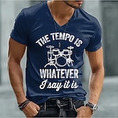  T-shirt humoristique pour homme, style batterie, avec un batteur qui impose son tempo. Coupe classique, idéal pour les répétitions et les concerts. Tailles : S, M, L, XL, XXL, XXXL.