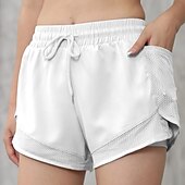 economico Pantaloncini sportivi-Per donna Shorts sportivi Shorts Pantaloncini Estivi Shorts da Spiaggia Vacanza Moda Casual Quotidiano Corto Misura del girovita medio Coulisse Tasca Fascia Elastica Asciugatura Rapida Morbido