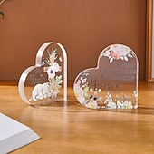 זול פסלים-פריט קישוט בצורת לב ופרפר ליום האם אחד. קיימות מספר אפשרויות. מתאים למתנות יום האם ולקישוטי שולחן לחג המשפחה.