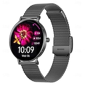 baratos Smartwatch-Relógio inteligente exclusivo Goddess com tela redonda AMOLED HD de 1,32 polegadas, ultrafino e leve de 7,5 mm, a melhor opção de presente para namorada, monitoramento de frequência cardíaca e