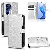 billige 2026 Samsung Galaxy S26-serien-telefon Etui Til Samsung Galaxy S26 S26 Pluss S26 Ultra Lommebok-kortveske Magnetisk Helkroppsbeskyttende med nøkkelbånd Kontor / Bedrift Geometrisk mønster TPU