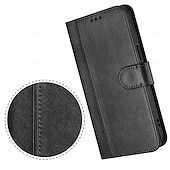tanie 2026 Samsung Galaxy S26 Seria-telefon Kılıf Na Samsung Galaxy S26 S26 Ultra Plus Etui na karty portfela Z podpórką Obsługa ładowania bezprzewodowego z paskiem na nadgarstek Retro TPU Skóra PU