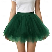  Retrò Vintage Anni '80 Gonna a cerchio Tutu Sottogonna Ballerino di balletto Costume Per donna Costume di Carnevale 2026 Halloween Carnevale Feste Performance Parata dell'Orgoglio Adulti Gonna