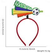 cheap Accessories&amp;Hats-World Soccer Match 2026 Headband Football Soccer Funny &amp; Reluctant Adults' Unisex Outdoor Match Dress Up