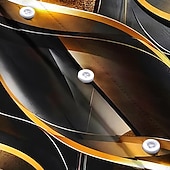 economico Geometrica-Per uomo Sfumatura Con onde Arte astratta Camicia Camicia con Bottoni Camicia casual Manica Corta Moda Casual Abbigliamento casual alla moda Vacanza Primavera Autunno Collo ripiegato Stampa 3D