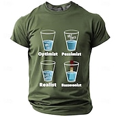  Men's Optimist Pessimist Realist Bassoonist Half Full Empty Reed Soaking Funny Musical Humor Sarcastic Graphic T Shirt Regular Fit Musician Gift Designer Clothing Apparel S M L XL XXL XXXL