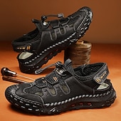 economico sandali da esterno-Sandali da uomo marroni per attività all'aperto, sandali da trekking a punta chiusa, traspiranti, comodi da passeggio con aperture, ideali per viaggi, campeggio, vacanze estive, avventure all'aria aperta e per l'uso quotidiano.