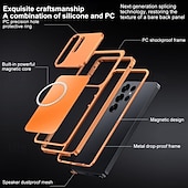 preiswerte 2026 Samsung Galaxy S26 Serie-Handy Hülle Handyhüllen Für Samsung Galaxy S26 Ultra S25 Ultra S24 Ultra S23 Ultra Rückseite Abnehmbar Magnetisch Metall