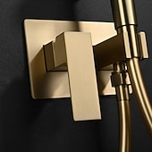 זול ברזים לבידה-סט ריסוס בידה חם וקר מוסתר לאסלה, מרסס בידה ידני לאסלה, מרסס בידה ידני לשירותים, מים חמים