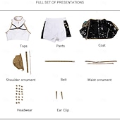 halpa Naisten puvut-Korealainen idoli inspiroima Poptähti Asu Naamiaisasut Virtuaalinen idoli for Naisten Aikuiset Halloween Karnevaali Suoritus Comic Con Anime-näyttely