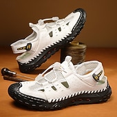 economico sandali da esterno-Sandali da uomo marroni per attività all'aperto, sandali da trekking a punta chiusa, traspiranti, comodi da passeggio con aperture, ideali per viaggi, campeggio, vacanze estive, avventure all'aria aperta e per l'uso quotidiano.