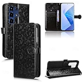 billige 2026 Samsung Galaxy S26-serien-telefon Etui Til Samsung Galaxy S26 S26 Pluss S26 Ultra Lommebok-kortveske Magnetisk Helkroppsbeskyttende med nøkkelbånd Kontor / Bedrift Geometrisk mønster TPU