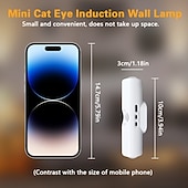 olcso érzékelő éjszakai fények-4 db mágneses, intelligens mozgásérzékelős, USB-s újratölthető éjszakai fény, háromszínű, fokozatmentes fényerővel szabályozható, 3 világítási mód, LED-lámpák beltéri használatra, lépcsőházba,