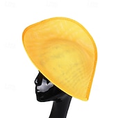 levne fascinátory-Fascinátory Polyester Směs polyester / bavlna Svatební Narozeniny Vinobraní Roztomilý retro S Srdce Přílba Pokrývky Hlavy