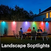preiswerte Bodenlichter-2-in-1 Solar-LED-Gartenstrahler, wasserdicht, für den Außenbereich, COB-Lampe, Hofbeleuchtung, Landschaftsbeleuchtung, Baumbeleuchtung, Parkbeleuchtung, Villenbeleuchtung, Gartenwegbeleuchtung,