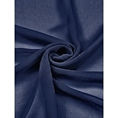  Women's Patriotic Polyester Chiffon Scarf, Lightweight Breathable Star Print Fashion Wrap for America 250th Celebration, Independence Day, Daily Casual Wear and Vacation Travel